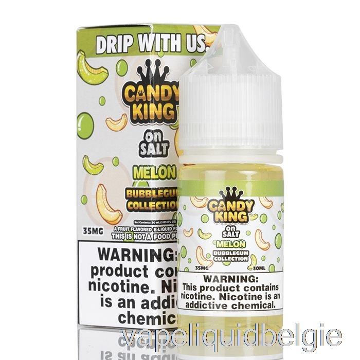 Vape Smaken Meloen Bubblegum Collectie - Candy King Op Zout - 30ml 35mg